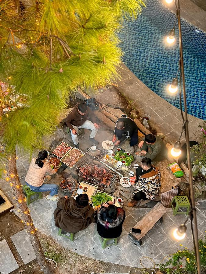 Bach Xanh House. Triangle Bungalow Tam Dao Exterior photo